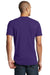 District DT5000 Mens The Concert Short Sleeve Crewneck T-Shirt Purple Model Back