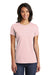 District DT6002 Womens Very Important Short Sleeve Crewneck T-Shirt Dusty Lavender Model Front