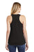 District DT6302 Womens Very Important Tank Top Black Model Back