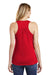 District DT6302 Womens Very Important Tank Top Classic Red Model Back