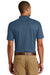 Eddie Bauer EB102 Mens Performance UV Protection Short Sleeve Polo Shirt Coast Blue Model Back