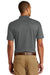 Eddie Bauer EB102 Mens Performance UPF 30+ Short Sleeve Polo Shirt Steel Grey Model Back