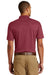 Eddie Bauer EB102 Mens Performance UPF 30+ Short Sleeve Polo Shirt Red Rhubarb Model Back