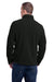 Eddie Bauer EB200 Mens Full Zip Fleece Jacket Black Model Back