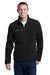 Eddie Bauer EB200 Mens Full Zip Fleece Jacket Black Model Front
