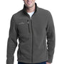 Eddie Bauer Mens Full Zip Fleece Jacket - Steel Grey