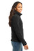 Eddie Bauer EB201 Womens Full Zip Fleece Jacket Black Model Side