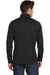Eddie Bauer EB234 Mens Performance Fleece 1/4 Zip Sweatshirt w/ Pocket Black Model Back