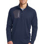 Eddie Bauer Mens Performance Fleece 1/4 Zip Sweatshirt w/ Pocket - River Navy Blue