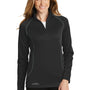 Eddie Bauer Womens Smooth Fleece 1/4 Zip Sweatshirt - Black