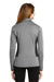 Eddie Bauer EB239 Womens Full Zip Fleece Jacket Heather Grey Model Back