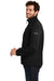 Eddie Bauer EB242 Mens Dash Pill Resistant Full Zip Jacket Black Model Side