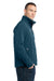 Eddie Bauer EB530 Mens Water Resistant Full Zip Jacket Dark Adriatic Blue Model Side