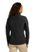 Eddie Bauer EB533 Womens Shaded Crosshatch Wind & Water Resistant Full Zip Jacket Black Model Back