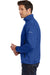 Eddie Bauer EB538 Mens Waterproof Full Zip Jacket Cobalt Blue Model Side