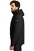 Eddie Bauer EB554 Mens WeatherEdge Plus Waterproof Full Zip Hooded Jacket Black Model Side