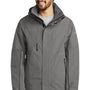 Eddie Bauer Mens WeatherEdge Plus Waterproof Full Zip Hooded Jacket - Metal Grey