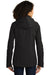 Eddie Bauer EB555 Womens WeatherEdge Plus Waterproof Full Zip Hooded Jacket Black Model Back