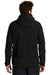 Eddie Bauer EB558 Mens WeatherEdge Waterproof Full Zip Hooded Jacket Black Model Back