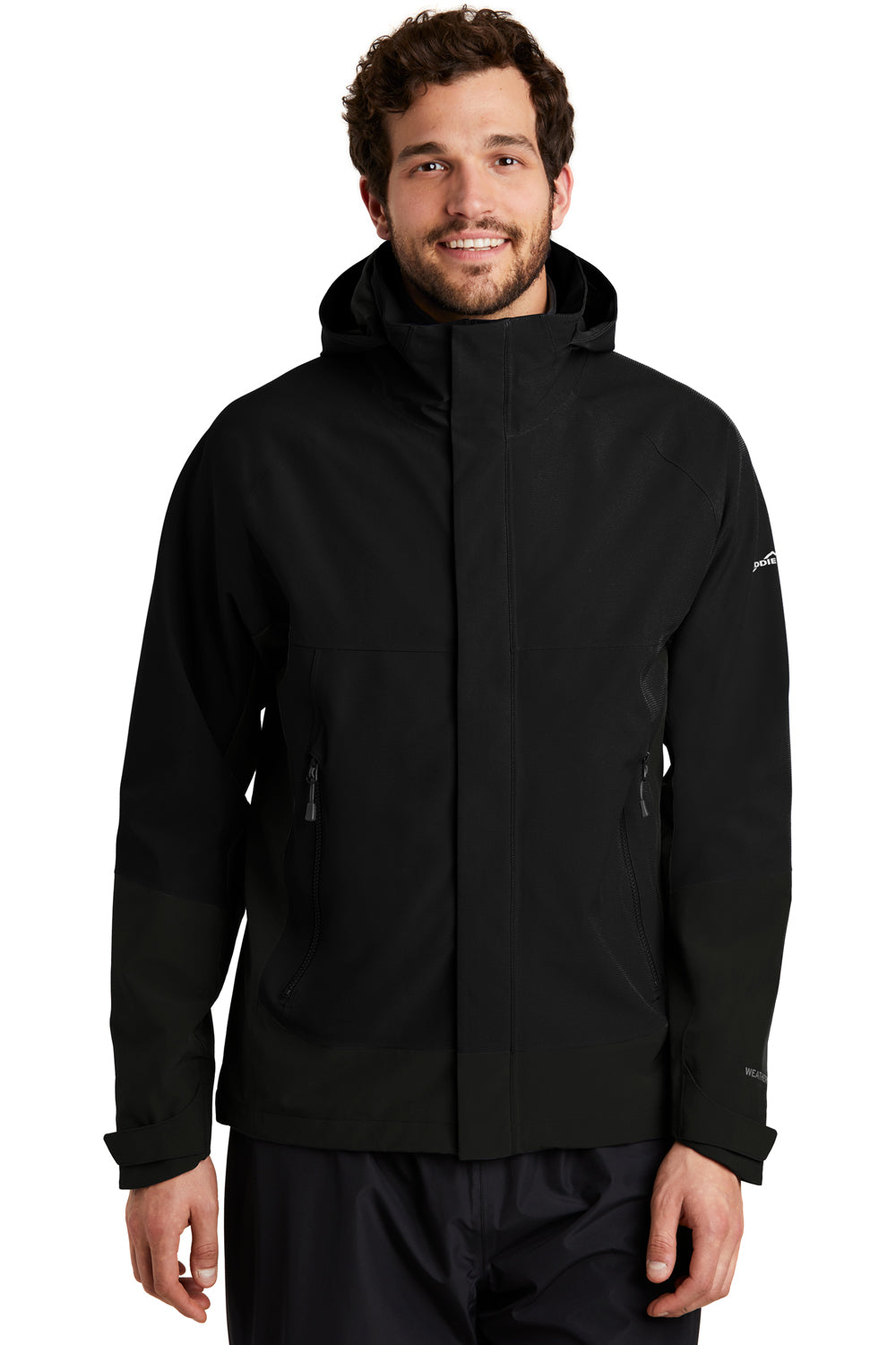 Eddie Bauer EB558 Mens Black WeatherEdge Waterproof Full Zip