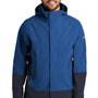 Eddie Bauer Mens WeatherEdge Waterproof Full Zip Hooded Jacket - Cobalt Blue