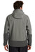 Eddie Bauer EB558 Mens WeatherEdge Waterproof Full Zip Hooded Jacket Metal Grey Model Back