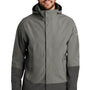 Eddie Bauer Mens WeatherEdge Waterproof Full Zip Hooded Jacket - Metal Grey