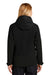 Eddie Bauer EB559 Womens WeatherEdge Waterproof Full Zip Hooded Jacket Black Model Back