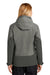 Eddie Bauer EB559 Womens WeatherEdge Waterproof Full Zip Hooded Jacket Metal Grey Model Back