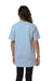 Econscious EC1000 Mens Short Sleeve Crewneck T-Shirt Ice Blue Model Back