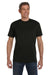 Econscious EC1000 Mens Short Sleeve Crewneck T-Shirt Black Model Front