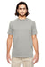 Econscious EC1000 Mens Short Sleeve Crewneck T-Shirt Dolphin Grey Model Front
