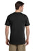Econscious EC1075 Mens Short Sleeve Crewneck T-Shirt Black Model Back