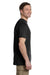 Econscious EC1075 Mens Short Sleeve Crewneck T-Shirt Black Model Side