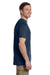 Econscious EC1075 Mens Short Sleeve Crewneck T-Shirt Navy Blue Model Side