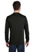 Econscious EC1500 Mens Long Sleeve Crewneck T-Shirt Black Model Back