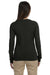Econscious EC3500 Womens Long Sleeve Crewneck T-Shirt Black Model Back