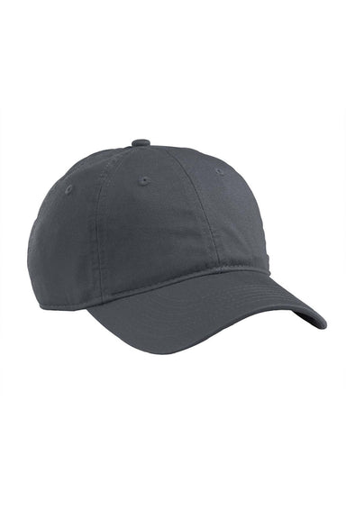 Econscious Hats EC7000 Mens Adjustable Hat Charcoal Grey Model Flat Front