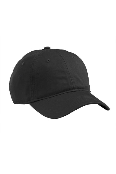 Econscious Hats EC7000 Mens Adjustable Hat Black Model Flat Front