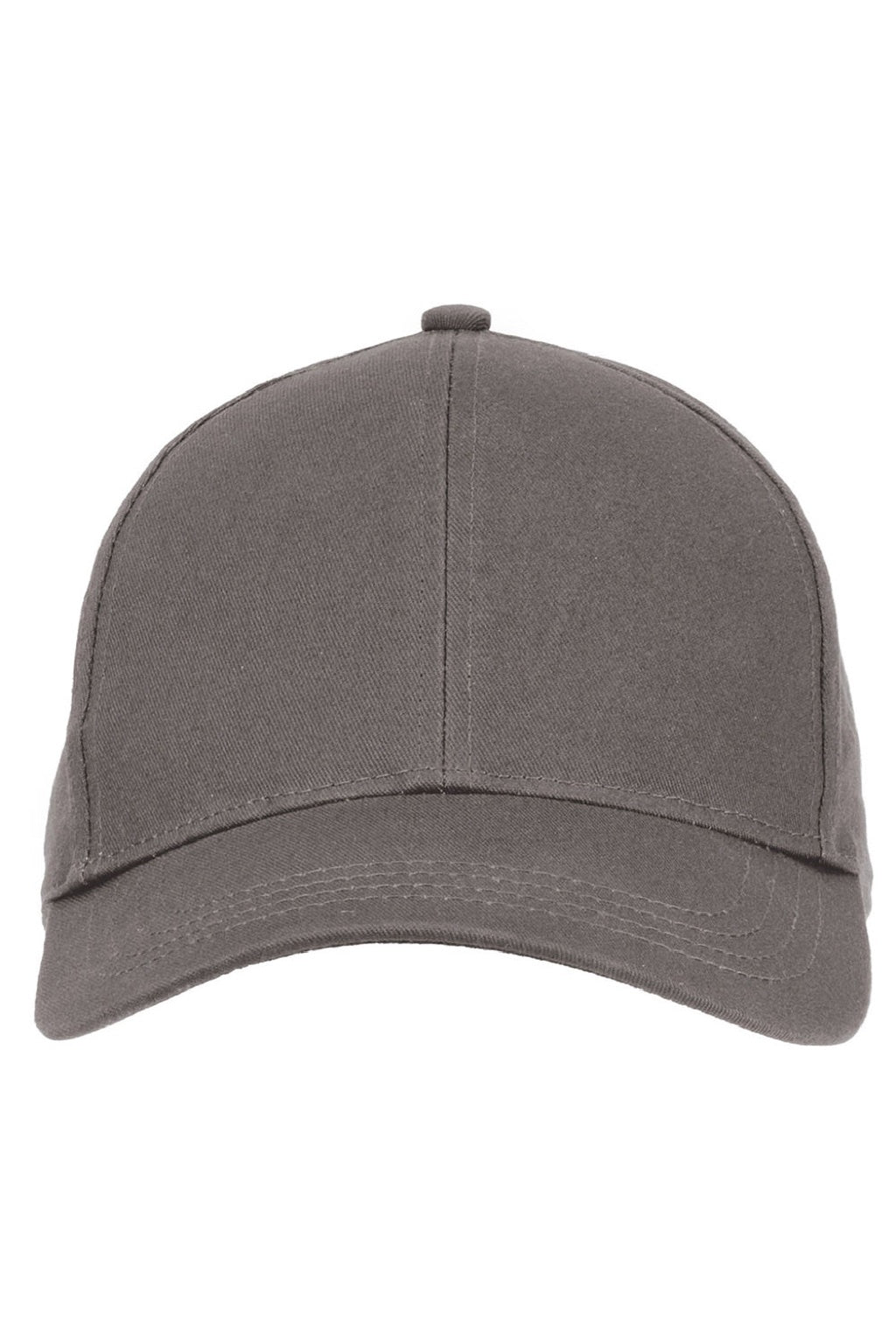 Econscious Hats EC7025 Mens Eco Baseball Adjustable Hat Charcoal Grey Flat Front