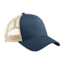 Econscious Hats Mens Adjustable Trucker Hat - Pacific Blue/Oyster