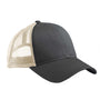 Econscious Hats Mens Adjustable Trucker Hat - Black/Oyster