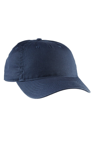 Econscious Hats EC7087 Mens Adjustable Hat Pacific Blue Model Flat Front