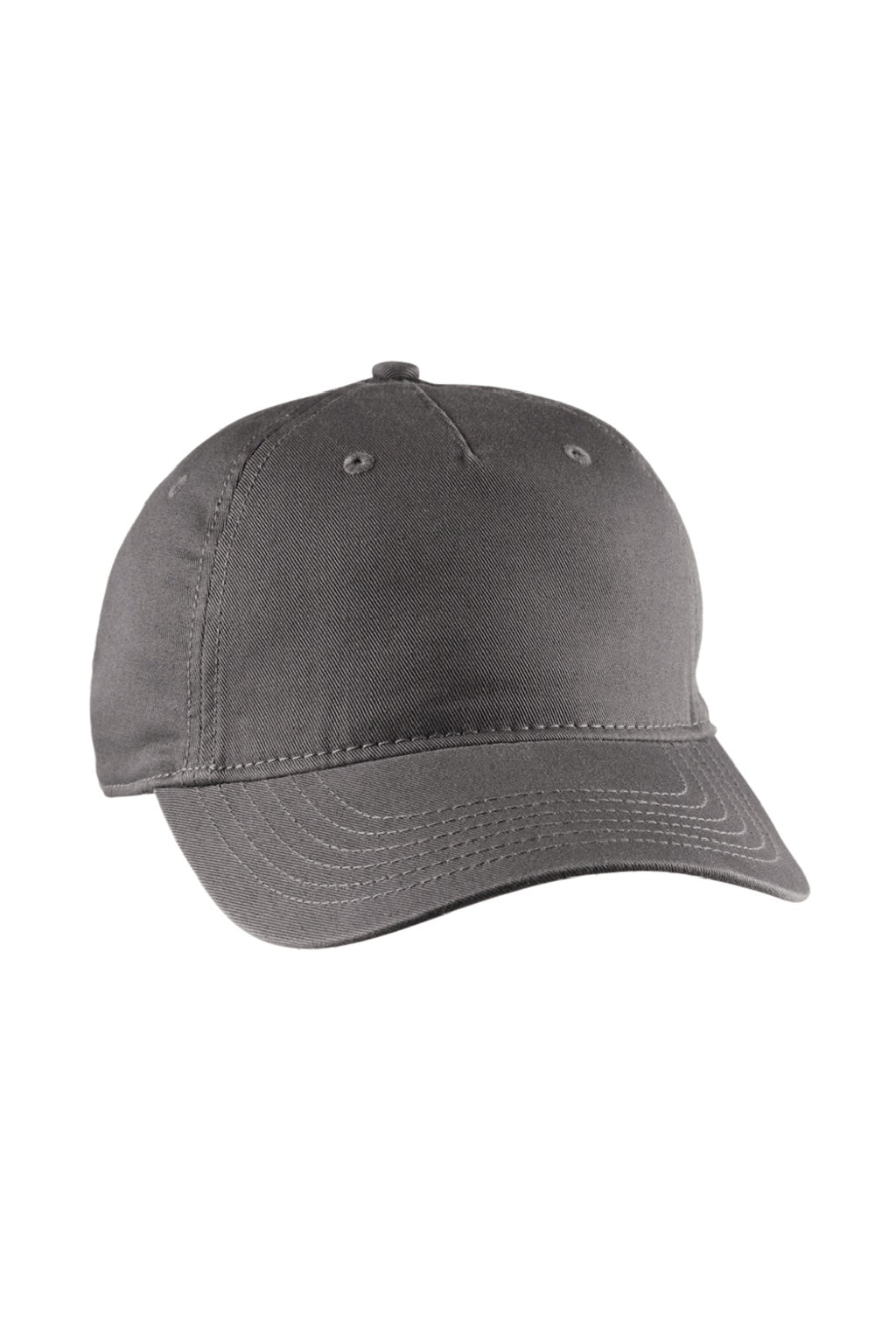 Econscious Hats EC7087 Mens Adjustable Hat Charcoal Grey Model Flat Front