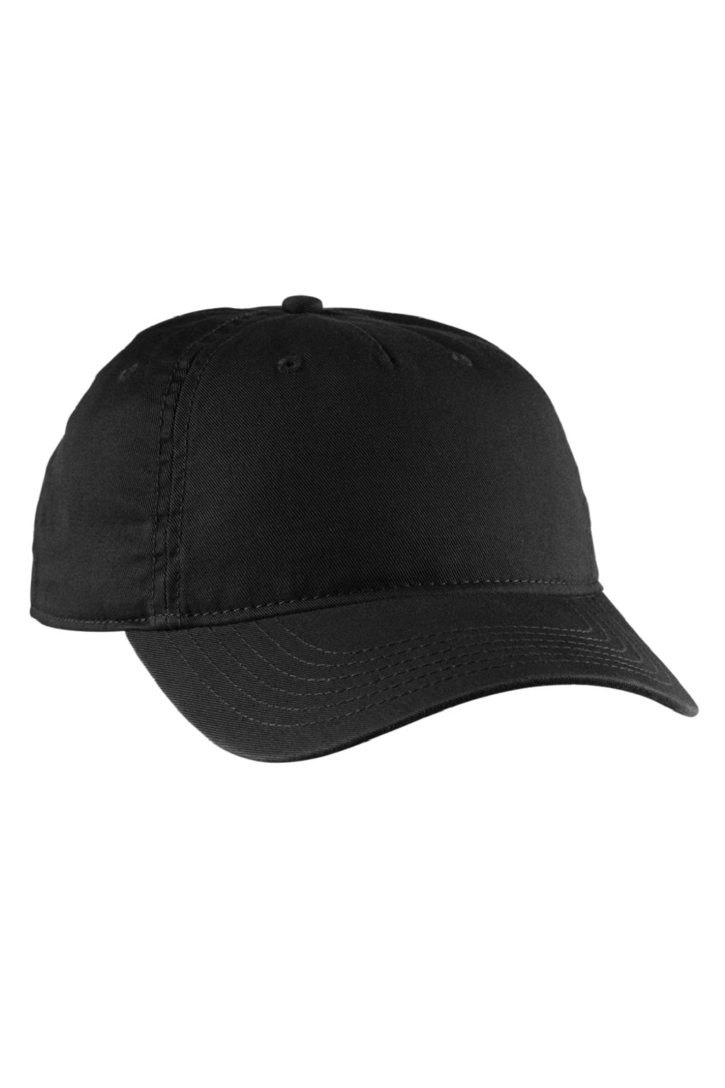 Econscious Hats EC7087 Mens Adjustable Hat Black Model Flat Front
