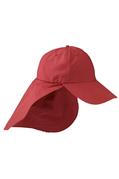Adams EOM101 Mens Extreme Outdoor UV Protection Adjustable Hat Nautical Red Flat Front