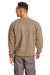 Hanes F260 Mens Ultimate Cotton PrintPro XP Pill Resistant Crewneck Sweatshirt Pebble Brown Model Back