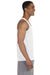 Gildan 2200 Mens Ultra Tank Top White Model Side