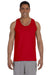 Gildan 2200 Mens Ultra Tank Top Red Model Front