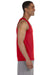 Gildan 2200 Mens Ultra Tank Top Red Model Side